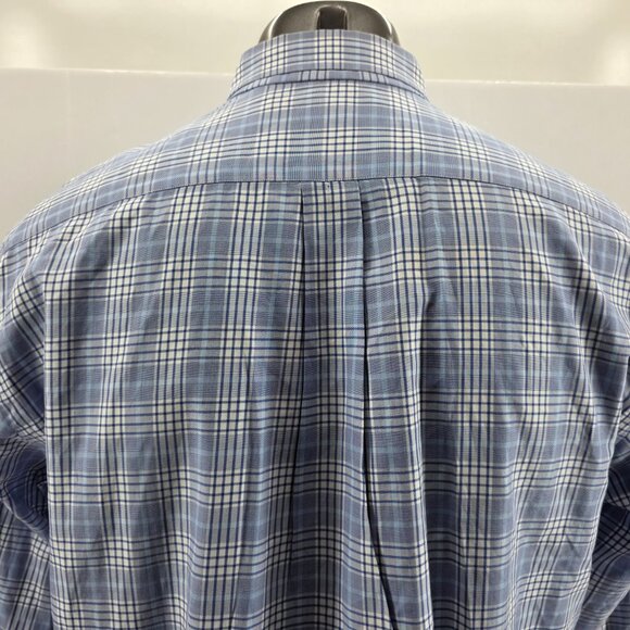 Gitman Bros Mens Plaid Long Sleeve Collared Button Down Shirt Size Large - Picture 5 of 6